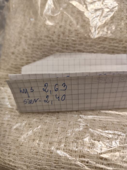 Firanka kremowa używana