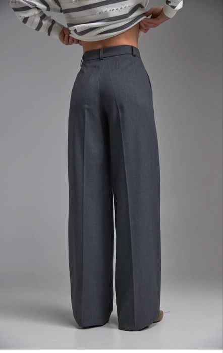 Жіночі,сірі штани прямого крою,32 розмір (xs)