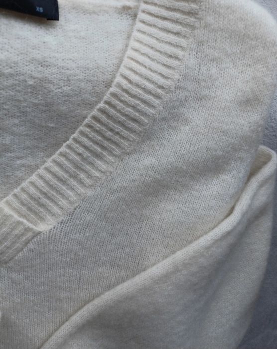 Sweter Hallhuber wełna + moher  z dodatkiem/ Roz XS/S