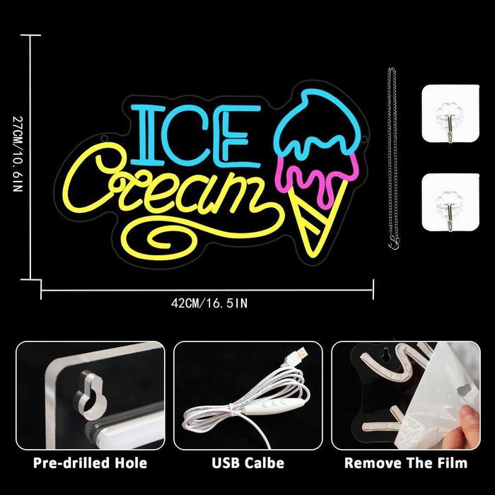 Letreiro Luminoso Decorativo com Iluminação LED Néon em Base de Acrílico - Carregado por USB - Diferentes Frases e Temas