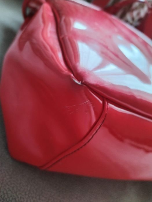 Mala de mão vermelha Armani Jeans