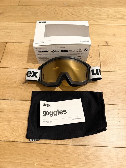 Uvex Athletic LGL lasergold lite S2 Gogle narciarskie na narty jak now