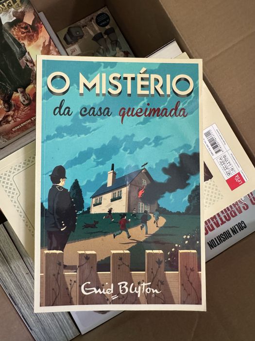 Varios livros de Os cinco/o misterio/as gemeas entre outros