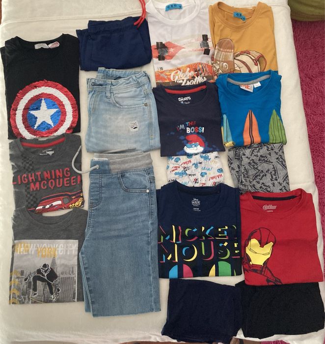 Lote roupa para criança 8/10a