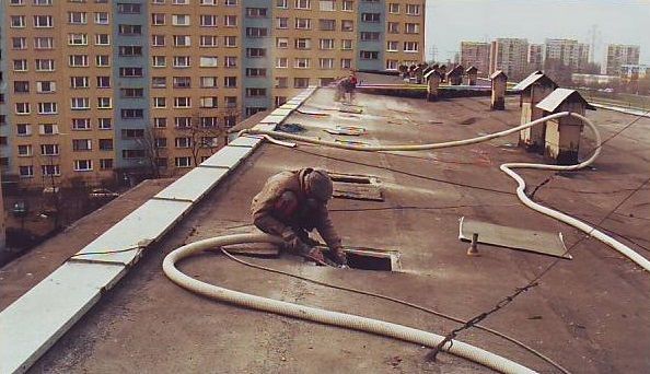 Wdmuchiwanie celulozy Piana PUR Termowizja Ocieplanie Poddaszy Wełna