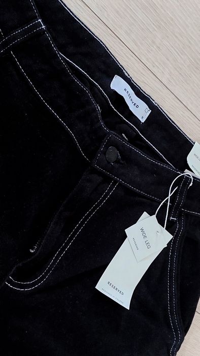 Spodnie męskie "dzwony" szerokie