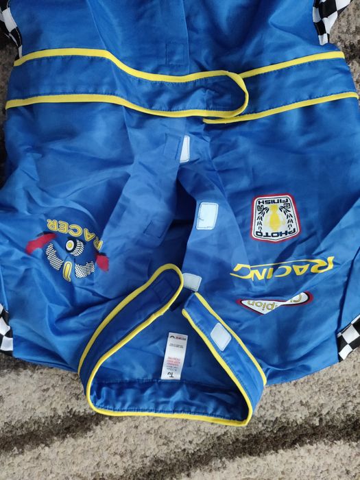 Strój przebranie kostium za rajdowca 9-10 lat 140/146