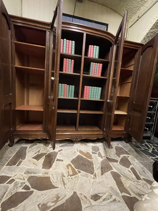 Biblioteka witryna  dębowa