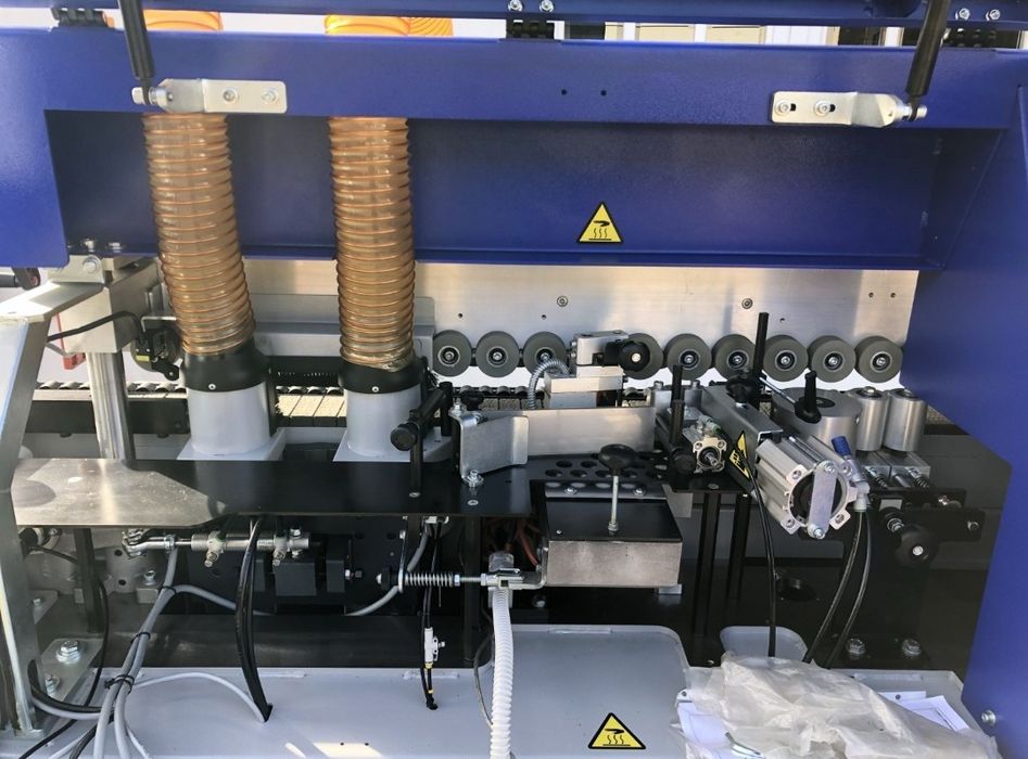 Orladora. Marca felder com tupias de entrada