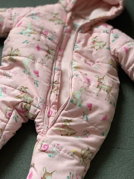 Зимово осінній комбінезон для дівчинка 6-9 міс