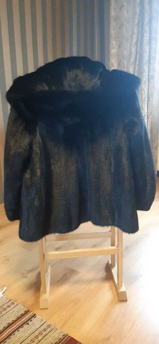 Справжня норкова шуба, хутро/ Розмір M