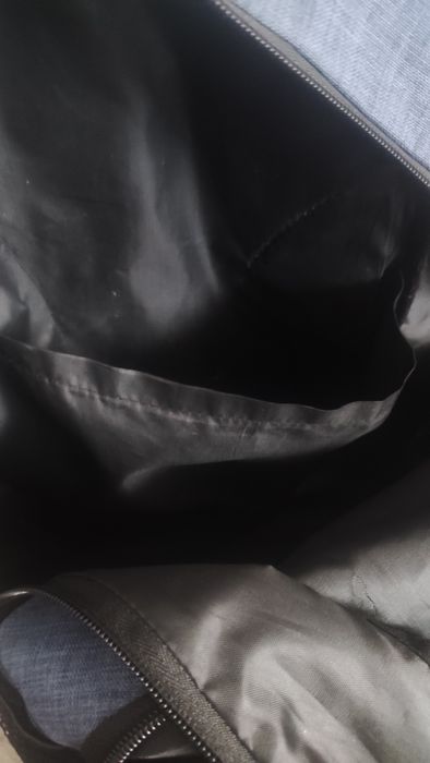 Рюкзак, синій, джинсовий