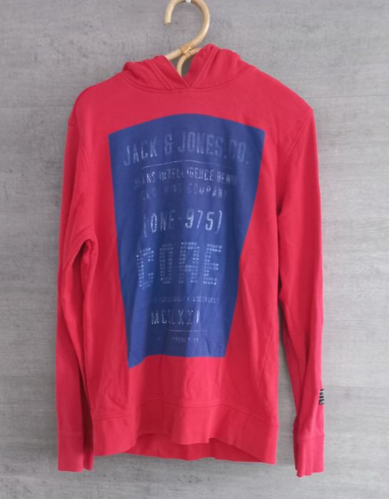 Czerwona bluza Jack&Jones CORE, rozmiar L, stan dobry +