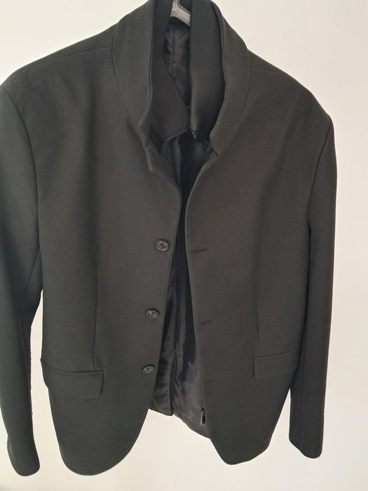 Casaco preto para homem, tamanho M