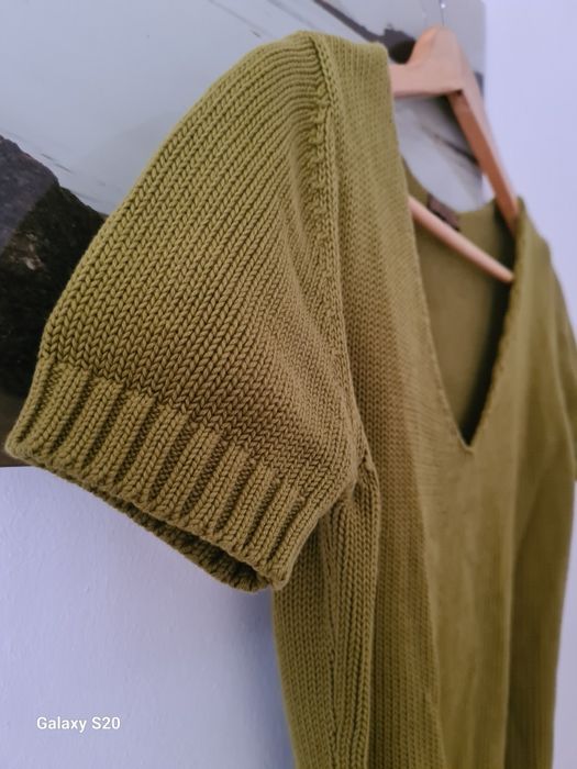 Blusa tom verde meia estação