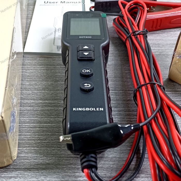 Тестер ланцюгів Kingbolen ECT300 0-80V кабель 5 м / Тестер цепей / Автомобільний електроінструмент / Мультиметр / Осцилограф / Пробник / Контролька