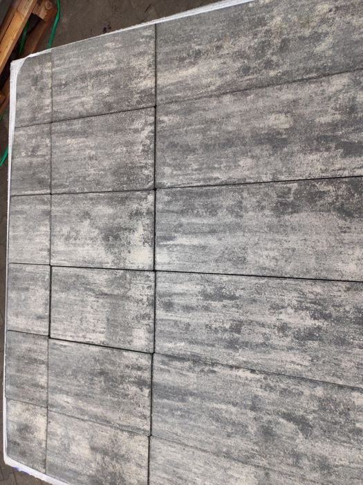 Kostka brukowa, płyta melanż, szara, grafit  PROMOCJA