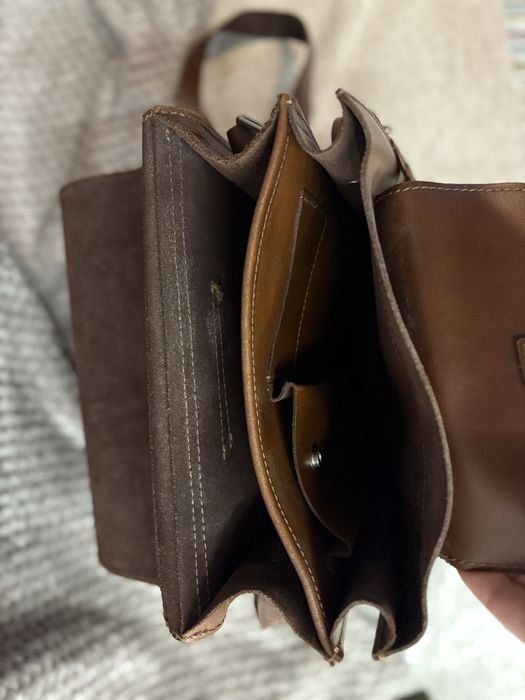 Skórzana torba listonoszka