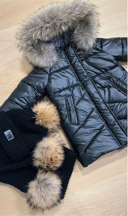 Пуховик Bewarm с натуральным мехом