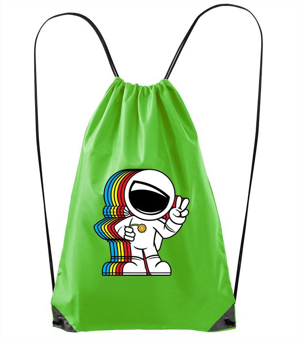 worek plecak do przedszkola żłobka na buty kapcie, kolorowy kosmos