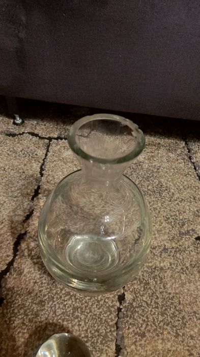 Karafka duża ciężka  PRL vintage