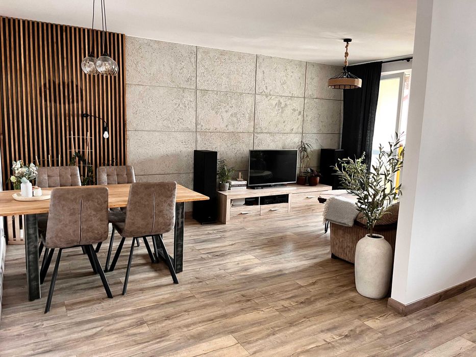 Przestronne 3 pokoje. 61m2 + 6m2