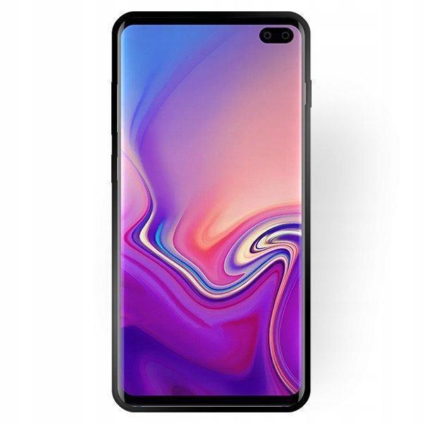 Etui Silikon Matowe Samsung S10+ / S10 Plus Czarne