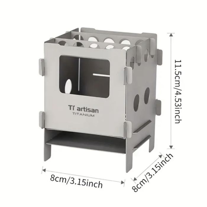 Пічка щепочниця титанова, туристична..