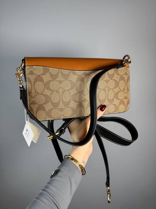 Жіноча шкіряна сумочка  / Шкіряна сумочка коуч / женская сумочка коуч