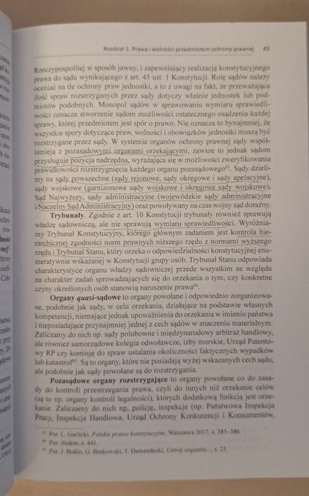 Ochrona praw i wolności. System instytucjonalny w RP. M. Kruk