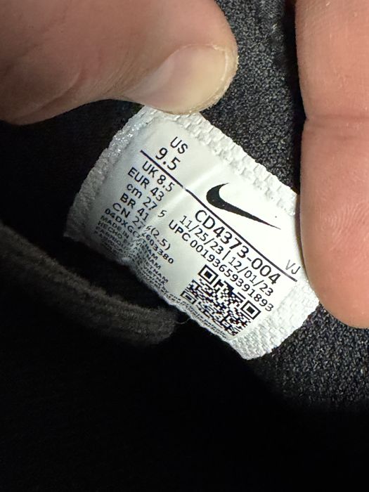 Кросівки чоловічі Nike React Vision Black 43р