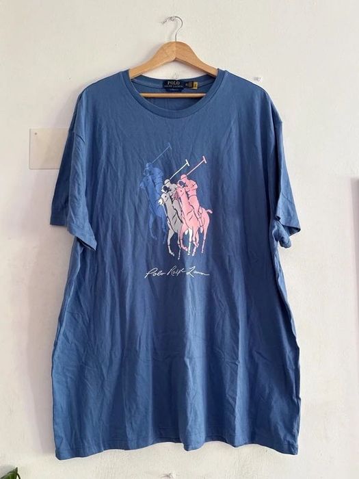 Polo Ralph Lauren T-shirt Classic Fit – Azul – Tamanho xxl