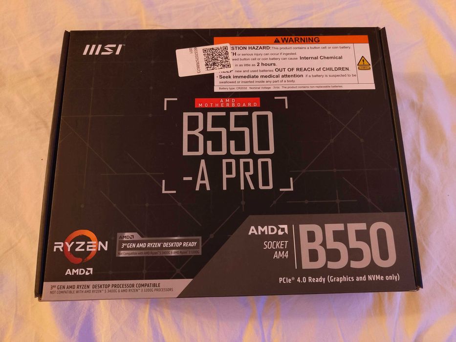 Motherboard MSI B550-A PRO AM4