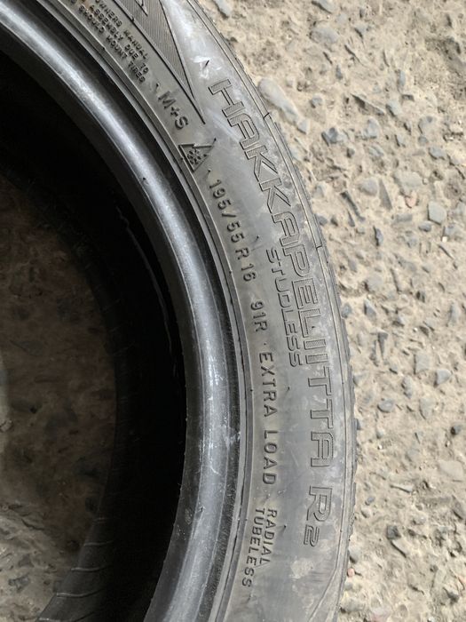 (1шт) 195/55R16 Nokian Hakkapeliitta R2 зимова шина