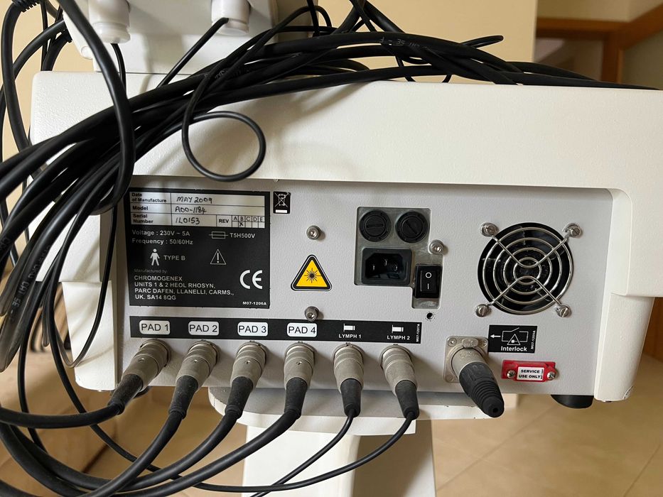 Equipamento Profissional Laser Lipo Chromogenex com 4 Pads