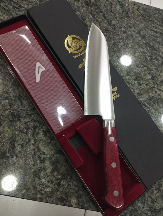 Faca japonesa Takamura santoku sg2