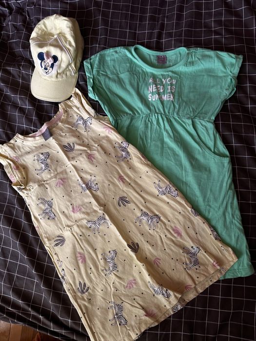 Літні сукні, набір, комплект, дитяча кепка