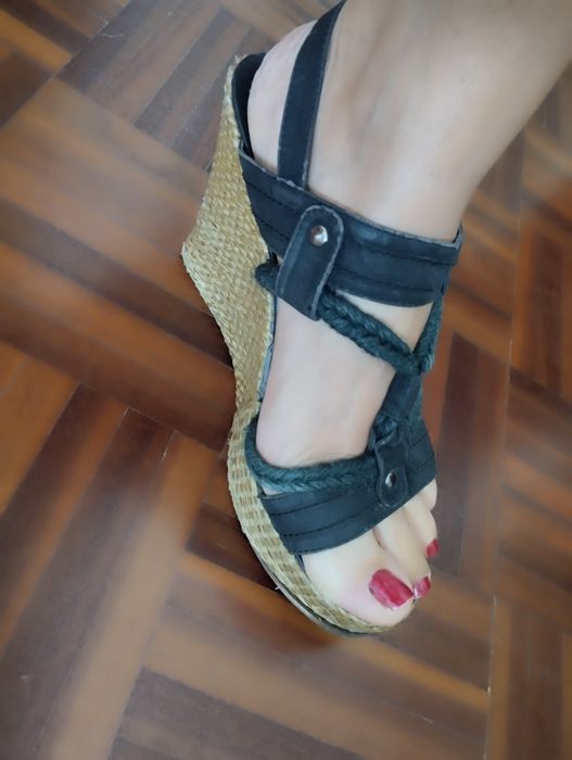 Sandálias Natura pretas