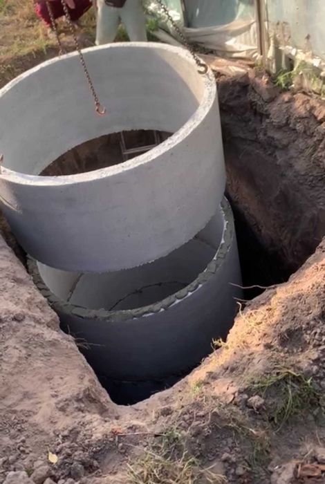 Кільця бетонні M-8х9.6х7 для водовідвідної системи Черкаси&Доставка