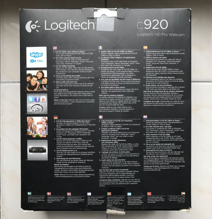 Веб-камера Logitech Webcam HD Pro C920