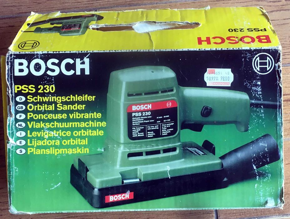 Szlifierka Oscylacyjna Bosch PSS 230 Made in Germany Oryginał