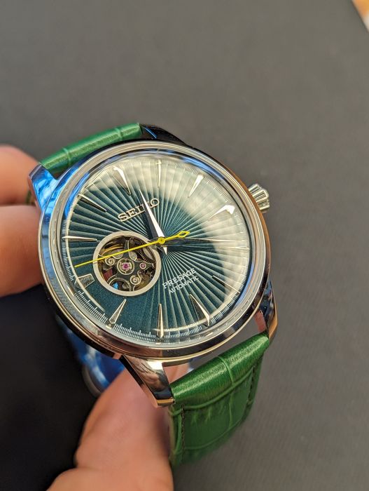 Seiko mod mohito zielona klasyka / możliwa bransoleta