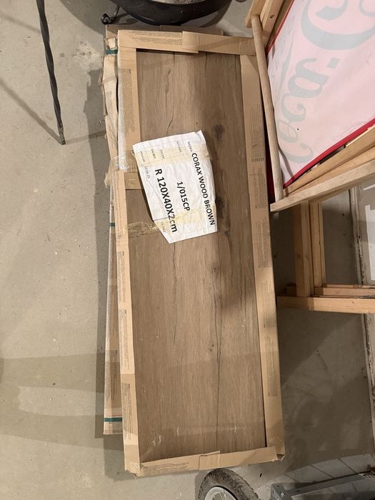 Gres Goliat Corax kolor Wood Brown 120x40 cm