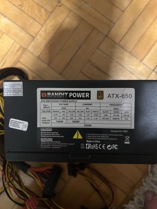 Zasilacz ATX 650W