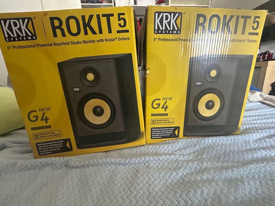 Monitores Estúdio KRK Rokit RP5 G4