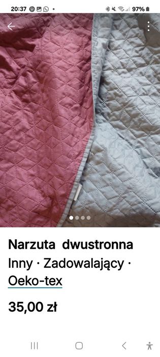 Narzuta dwustronna
