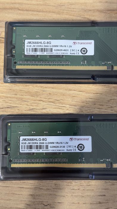 Оперативна память 8 gb Transcend