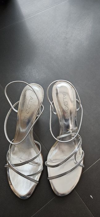Sandalias de Cerimónia prateadas