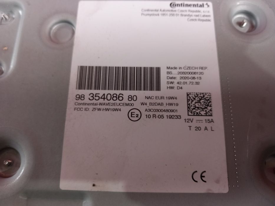 Sistema autoradio radio / CD / DVD / GPS Peugeot Citroen