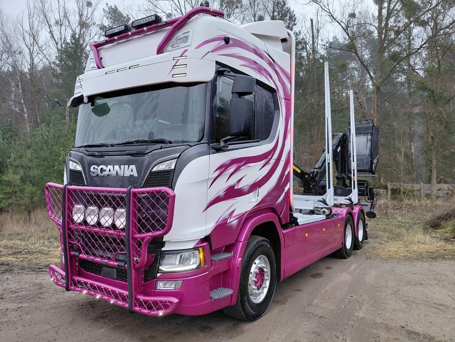 Scania R650  Scania R650  2020r Loglift 108s 9.6m do drewna lasu 6x4